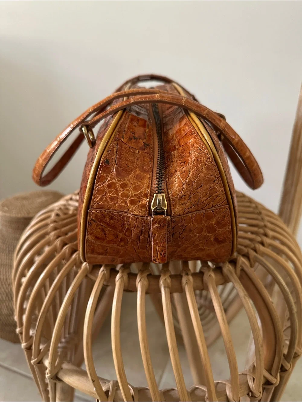Vintage TARDINI ALLIGATOR PURSE
